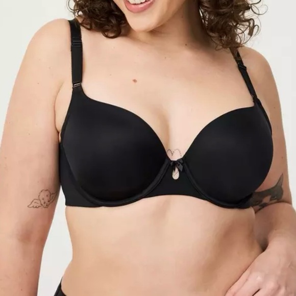 Torrid Black Perfect T-Shirt Bra - 40C - Picture 1 of 7
